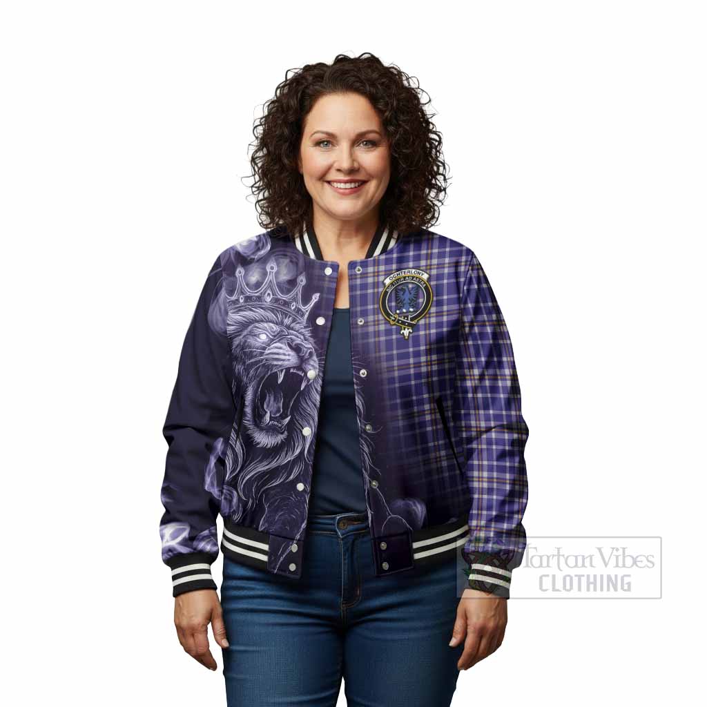 Ochterlony Tartan Baseball Jacket Roaring Lion Heritage