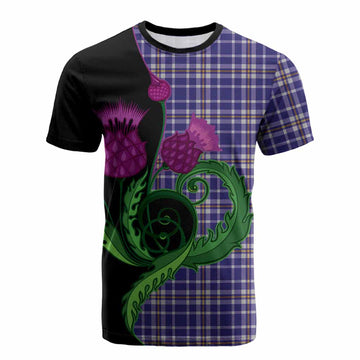 Ochterlony Tartan Cotton T-shirt Traditional Scottish Thistle