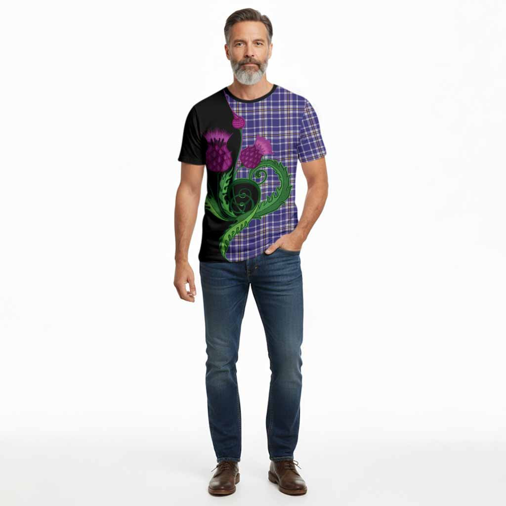 Ochterlony Tartan Cotton T-shirt Traditional Scottish Thistle