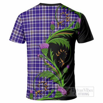 Ochterlony Tartan Crest T-Shirt Scottish Thistle Pride Heritage Art