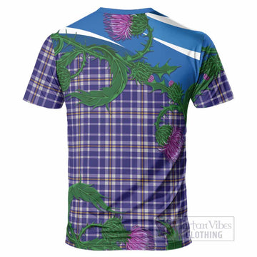 Ochterlony Tartan Family Crest T-Shirt Thistle in Minimalism