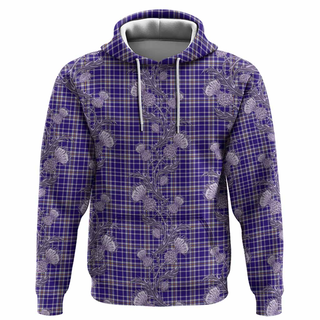 Ochterlony Tartan Hoodie Seamless Scottish Thistle Flowers