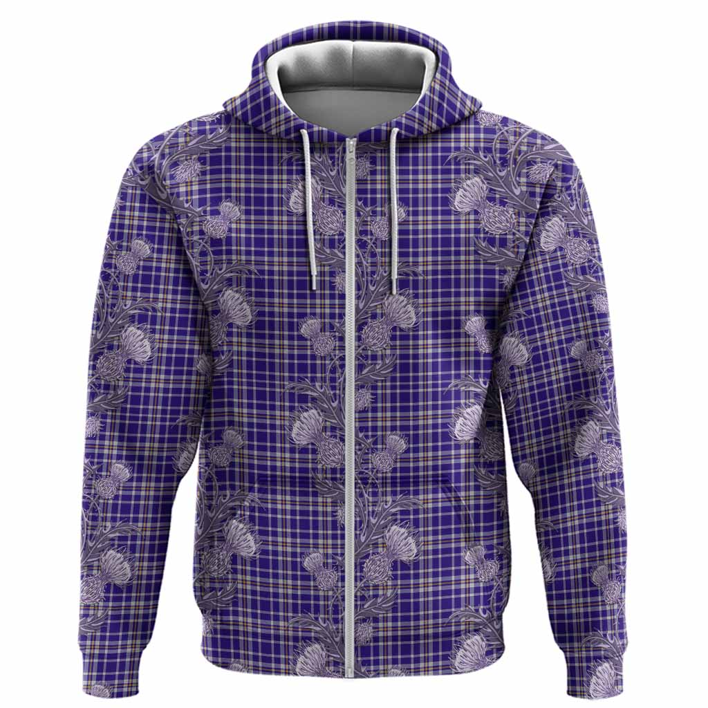 Ochterlony Tartan Hoodie Seamless Scottish Thistle Flowers