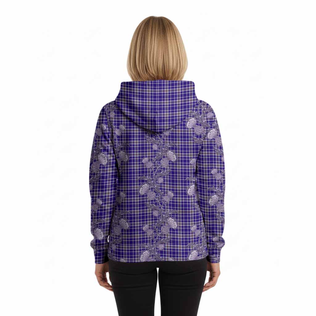 Ochterlony Tartan Hoodie Seamless Scottish Thistle Flowers