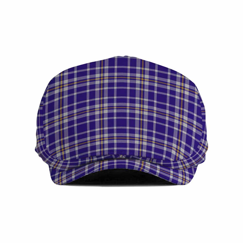 Ochterlony Tartan Jeff Cap, Tartan Flat Cap