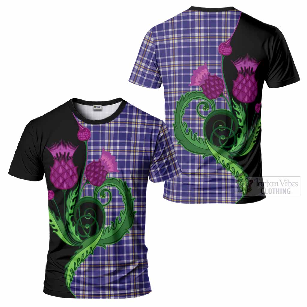 Ochterlony Tartan T-Shirt Traditional Scottish Thistle