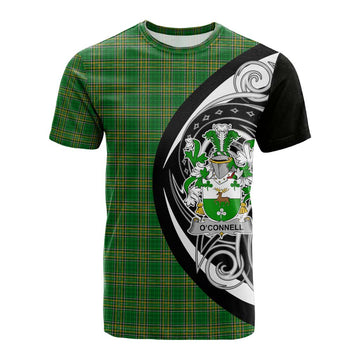 O'Connell Irish Clan Cotton T-shirt Celtic Circle Style