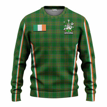 O'Connell Irish Clan Coat of Arm Tartan Knitted Sweater Flag Style