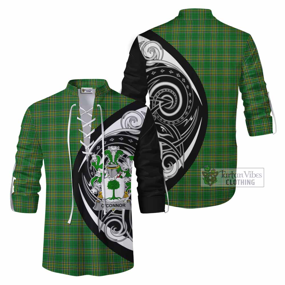 O'Connor 2 Irish Clan Ghillie Kilt Shirt Celtic Circle Style - Tartan Vibes Clothing