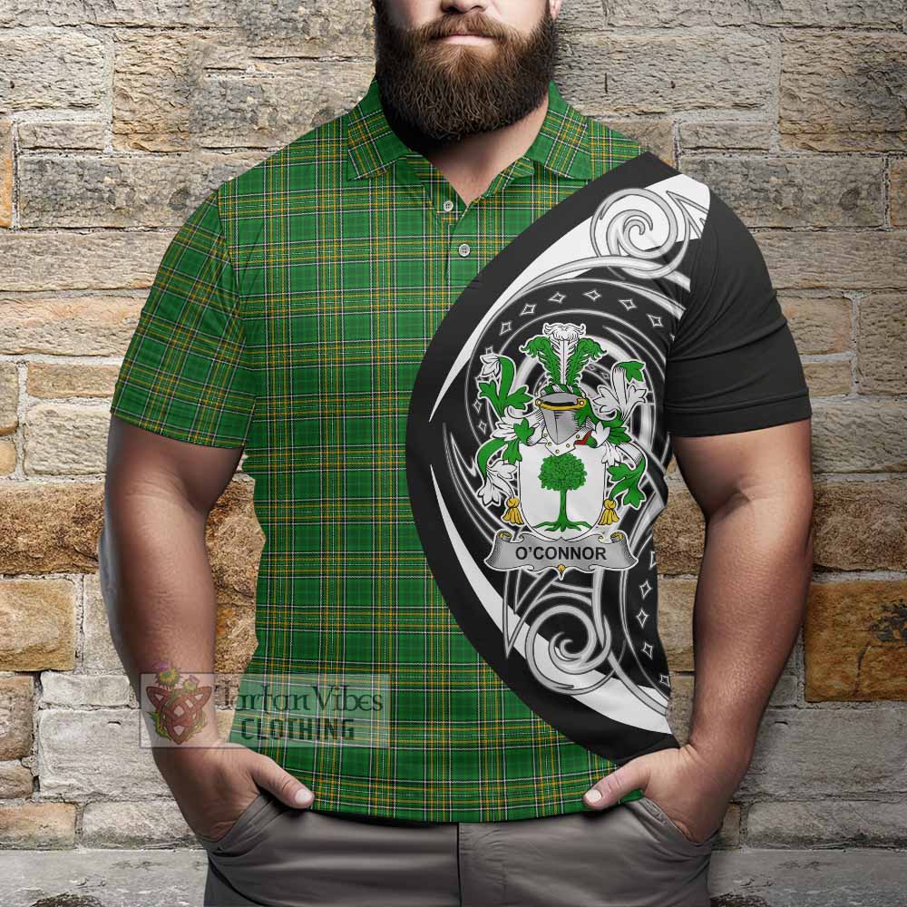 O'Connor 2 Irish Clan Polo Shirt Celtic Circle Style - Tartan Vibes Clothing