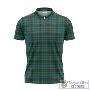 O'Connor Tartan Zipper Polo Shirt - Tartan Vibes Clothing