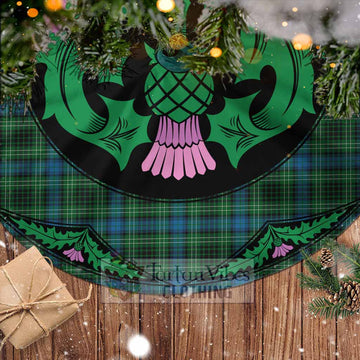 O'Connor Tartan Christmas Tree Skirt Scottish Thistle Style - Tartan Vibes Clothing