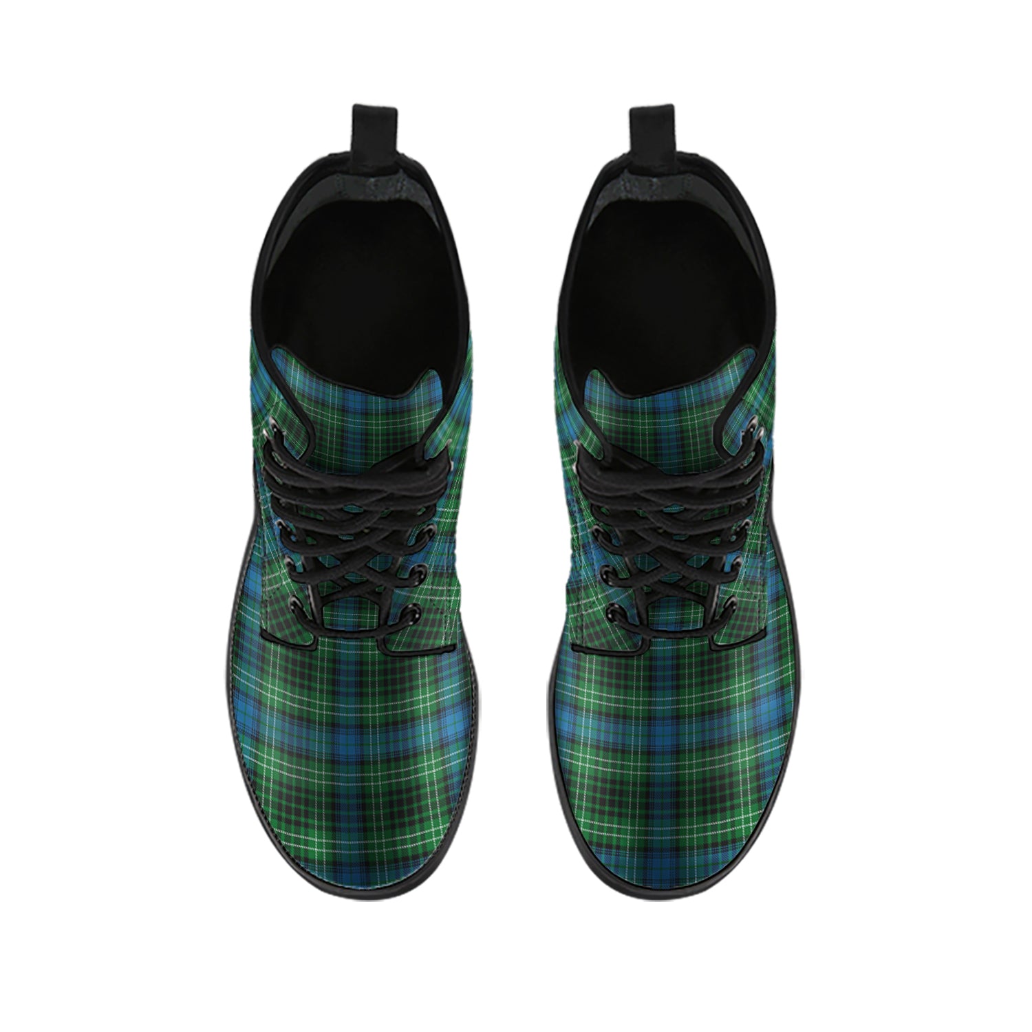 O'Connor Tartan Leather Boots - Tartan Vibes Clothing