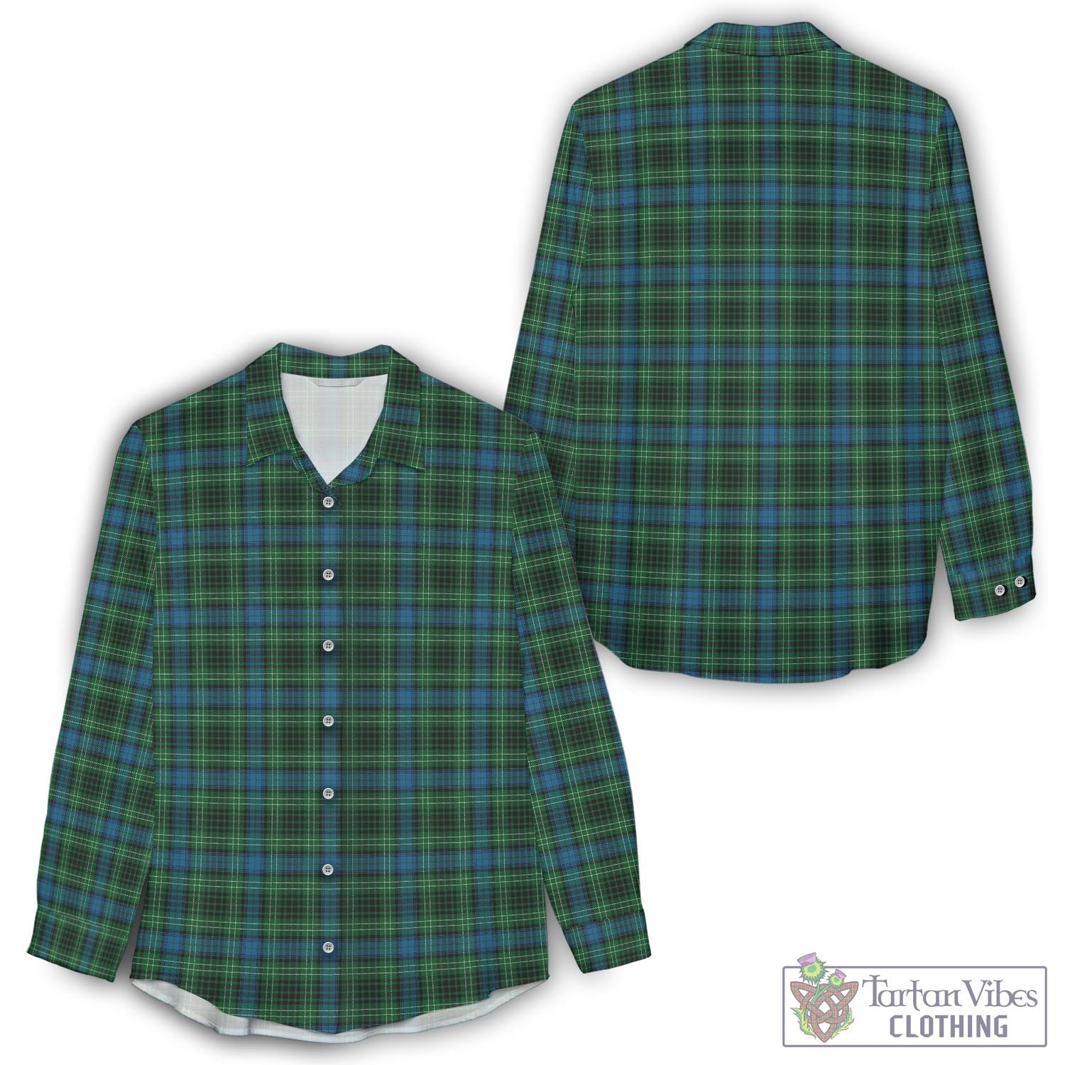 O'Connor Tartan Women's Casual Shirt - Tartan Vibes Clothing