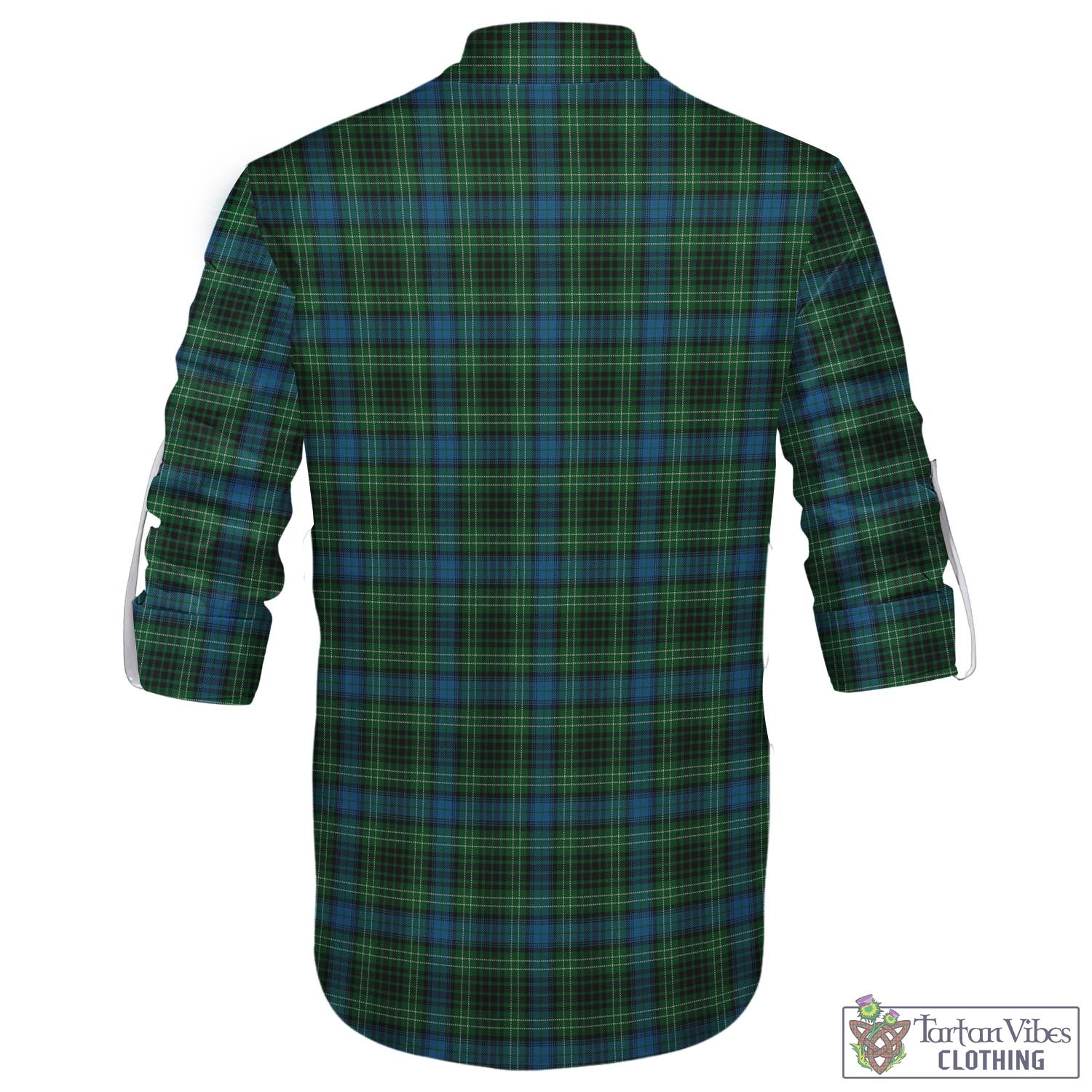 O'Connor Tartan Men's Scottish Traditional Jacobite Ghillie Kilt Shirt - Tartan Vibes Clothing