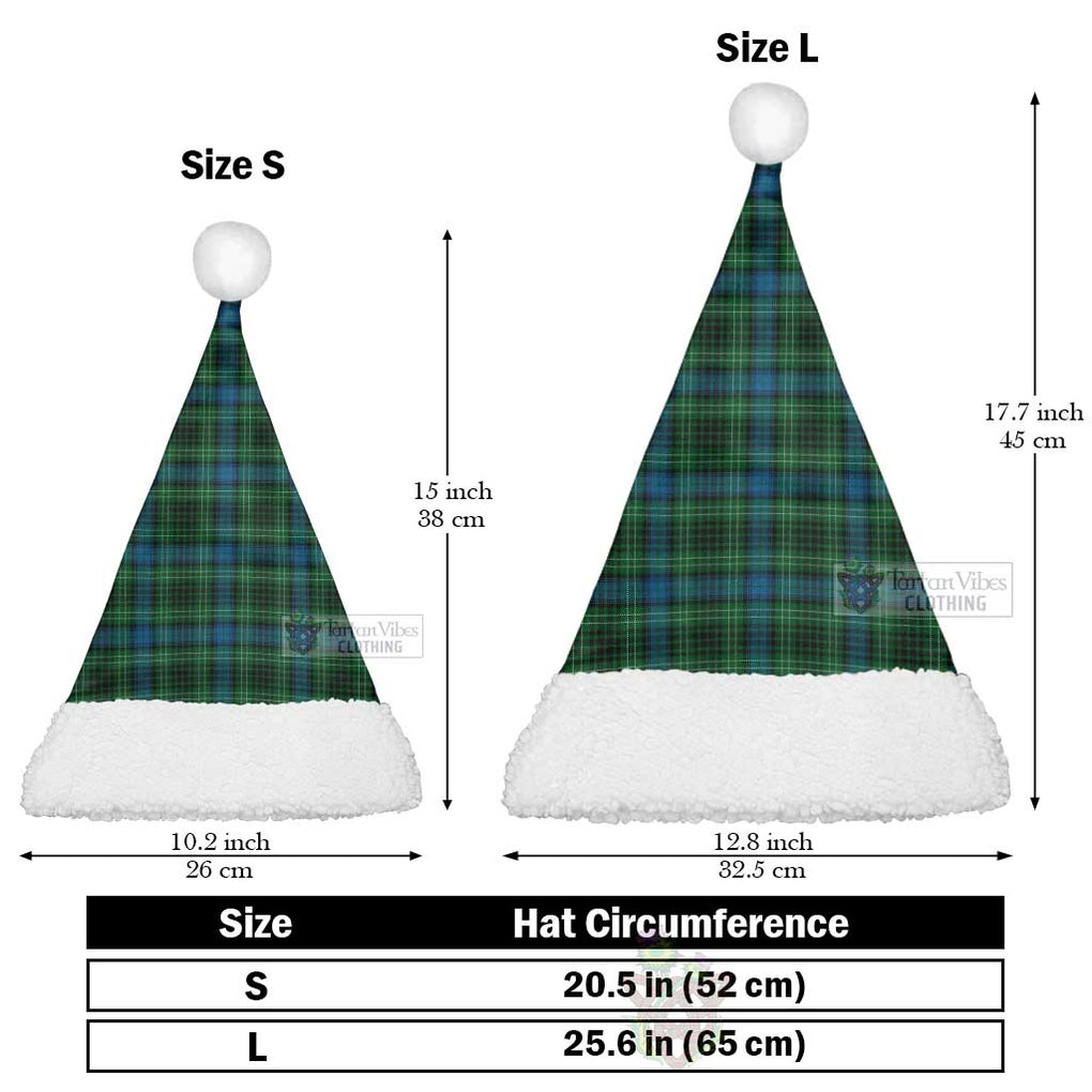 O'Connor Tartan Christmas Santa Hats Christmas Hat L 25.6in (65cm) - Tartan Vibes Clothing
