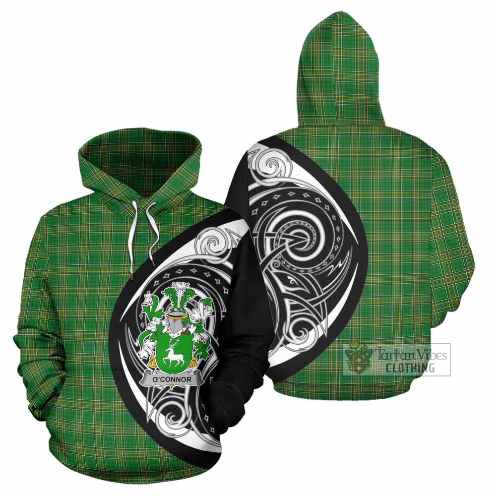 Tartan Vibes Clothing O'Connor Irish Clan Hoodie Celtic Circle Style