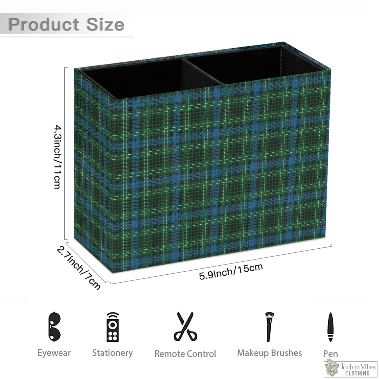 O'Connor Tartan Pen Holder - Tartan Vibes Clothing