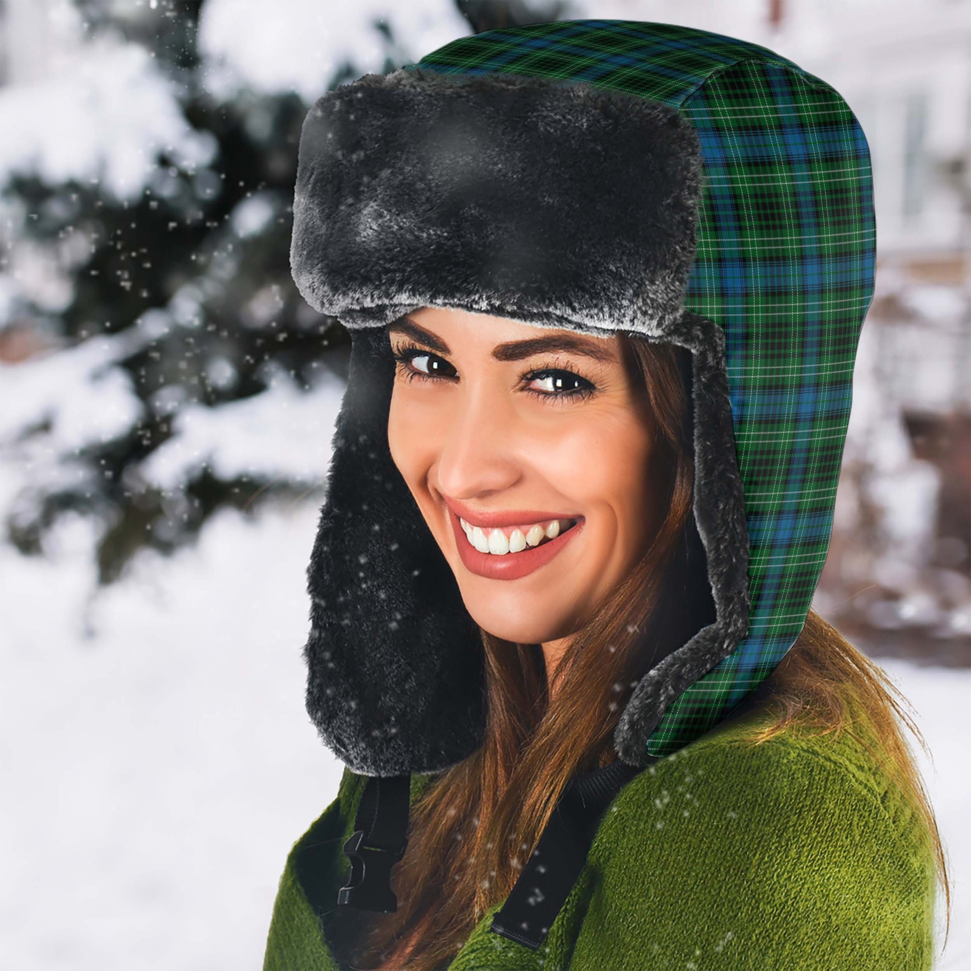 O'Connor Tartan Winter Trapper Hat - Tartan Vibes Clothing