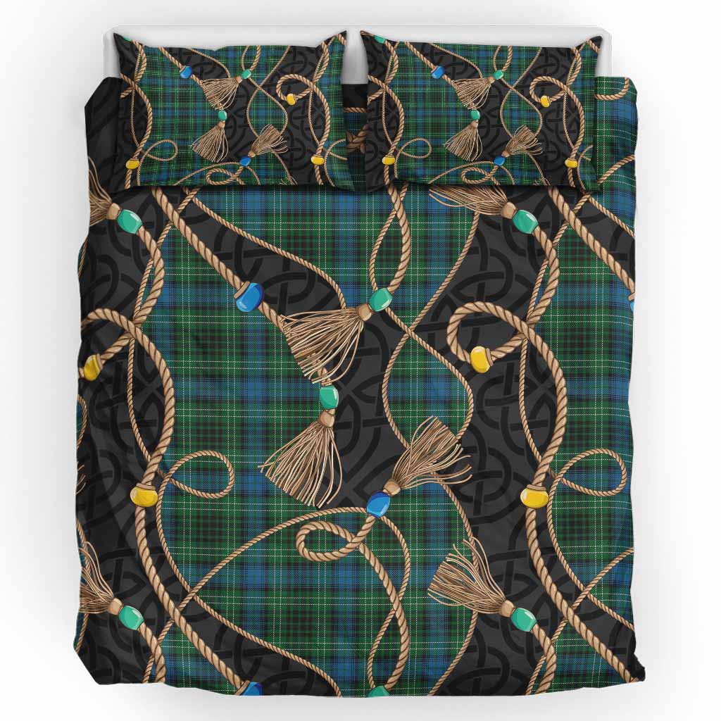 O'Connor Scottish Tartan Twisted Ropes Stylized Bedding Set UK Bedding Set UK King 91*87 inch - Tartan Vibes Clothing