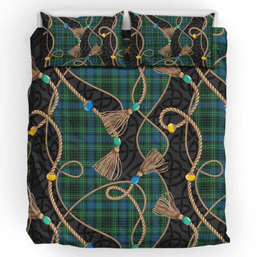 O'Connor Scottish Tartan Twisted Ropes Stylized Bedding Set UK Bedding Set UK King 91*87 inch - Tartan Vibes Clothing