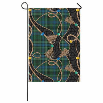 O'Connor Scottish Tartan Twisted Ropes Stylized Garden Flag 59 × 35 in (150 × 89 cm) - Tartan Vibes Clothing