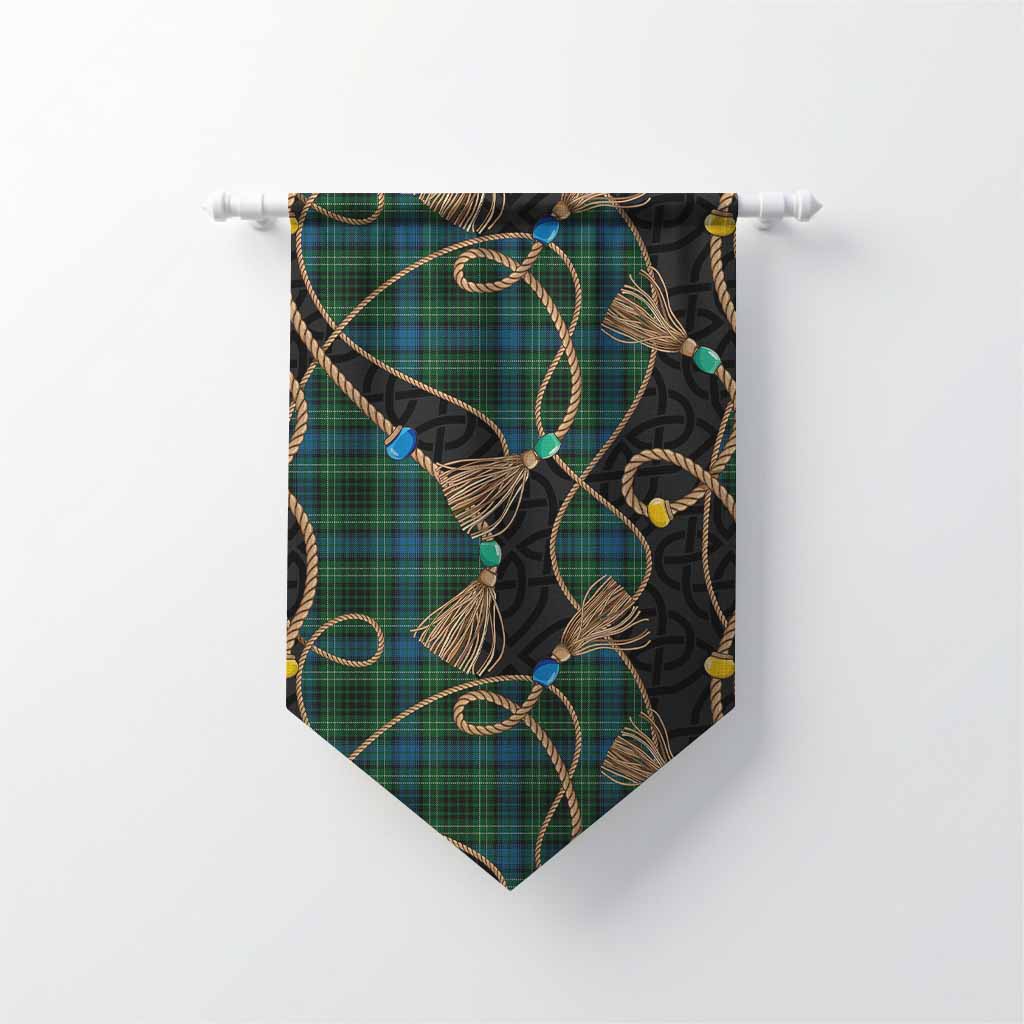 O'Connor Scottish Tartan Twisted Ropes Stylized Gonfalon Chevron - Tartan Vibes Clothing