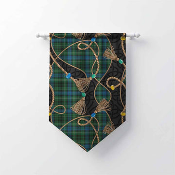 O'Connor Scottish Tartan Twisted Ropes Stylized Gonfalon