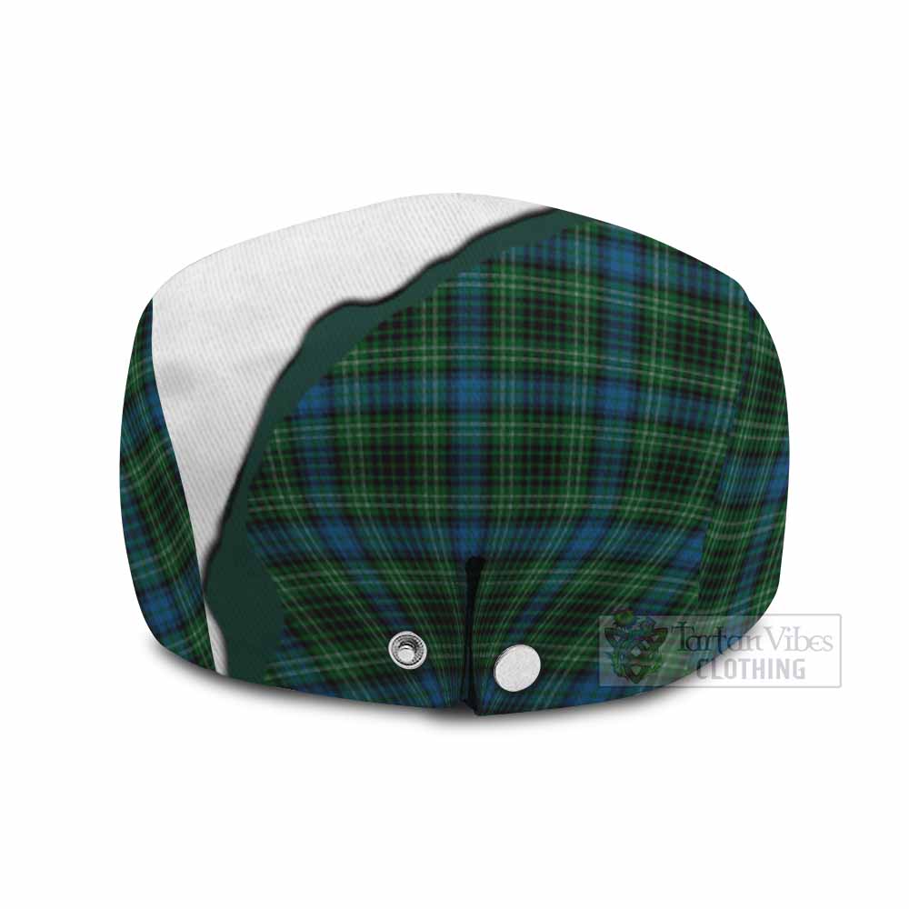 O'Connor Scottish Terrier Tartan Flat Cap, Jeff Cap Thistle Heritage Art - Tartan Vibes Clothing