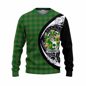 Tartan Vibes Clothing O'Connor (Sligo) Irish Clan Knitted Sweater Celtic Circle Style