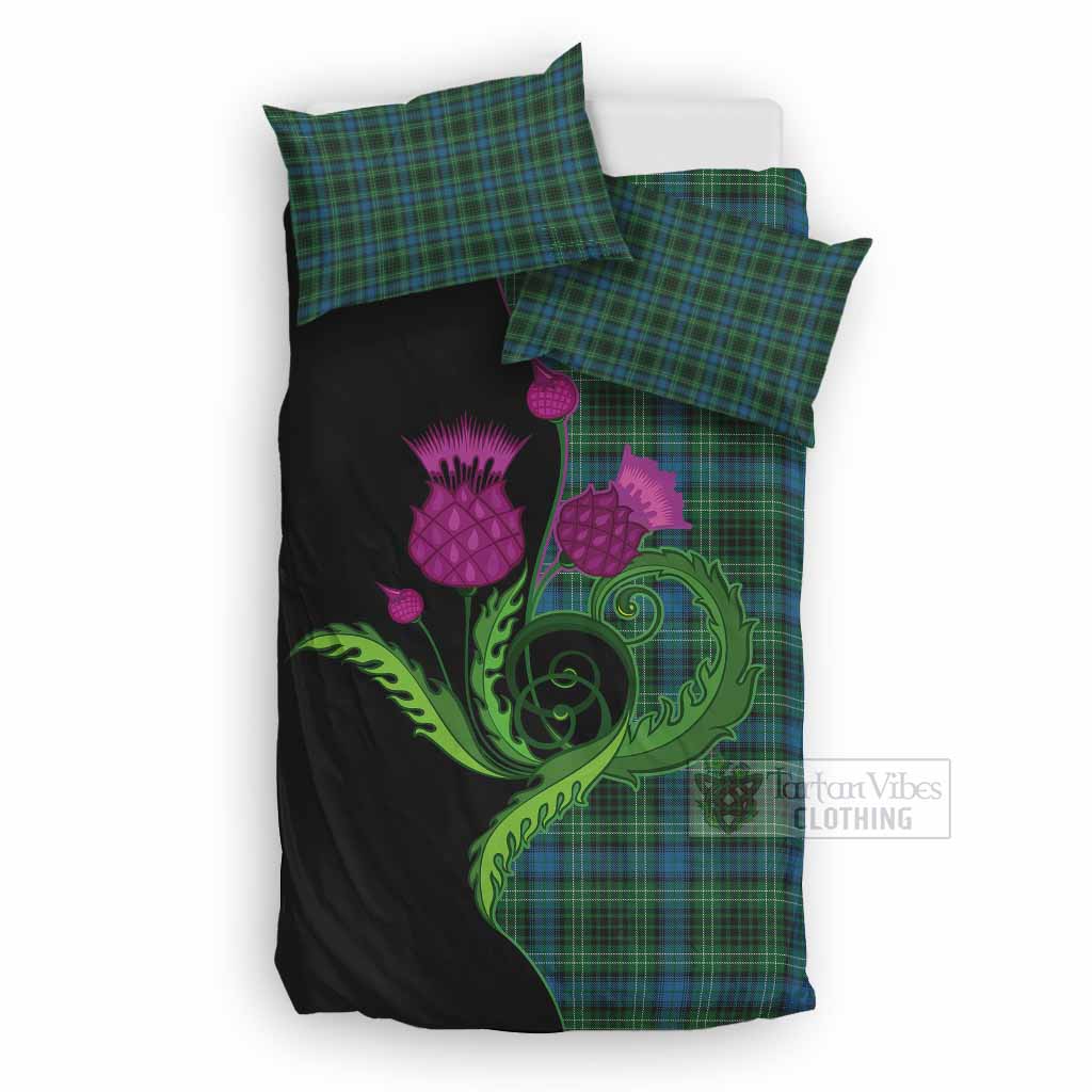 O'Connor Tartan Bedding Set Traditional Scottish Thistle UK Bedding Set UK Double 79*79 inch - Tartan Vibes Clothing