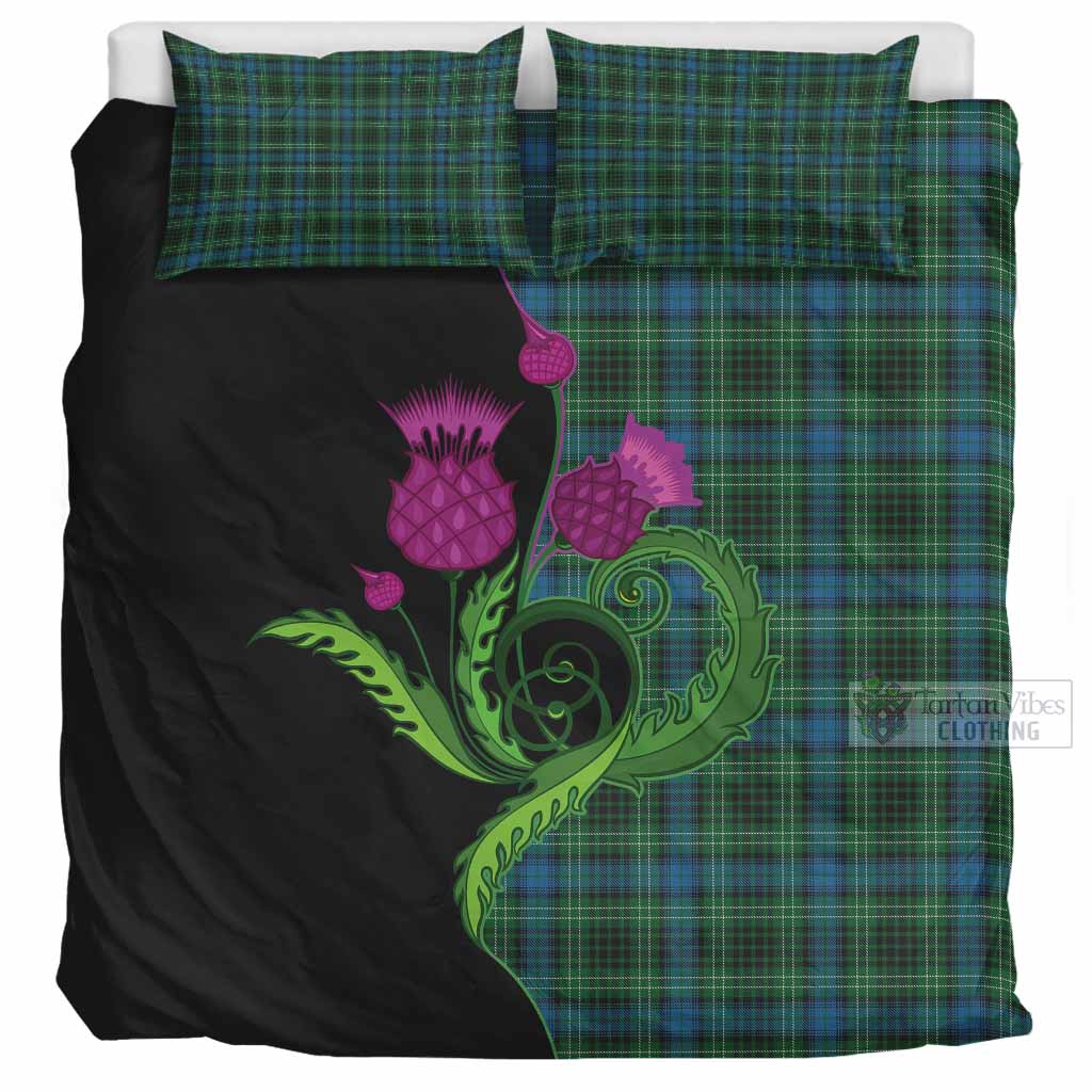 O'Connor Tartan Bedding Set Traditional Scottish Thistle UK Bedding Set UK Super King 104*94 inch - Tartan Vibes Clothing
