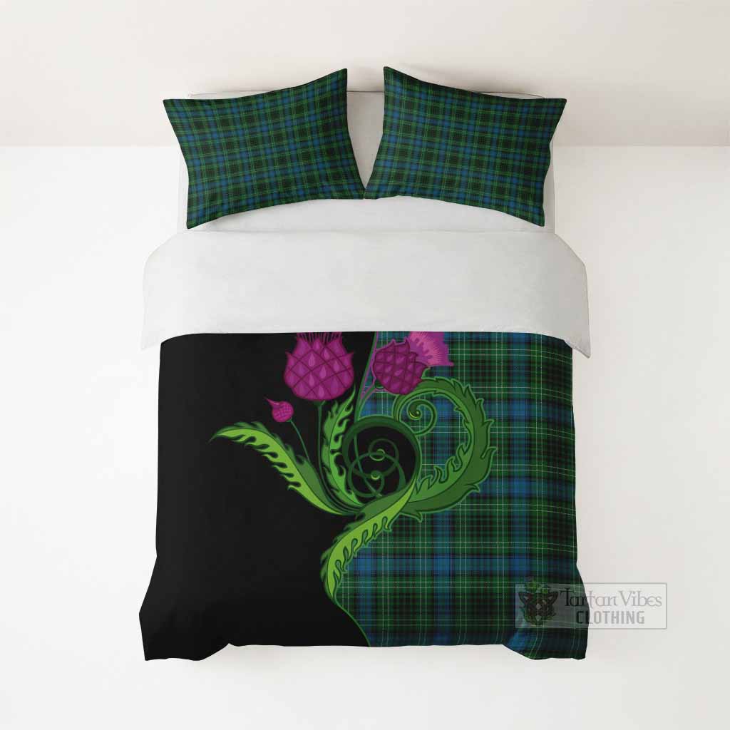 O'Connor Tartan Bedding Set Traditional Scottish Thistle - Tartan Vibes Clothing