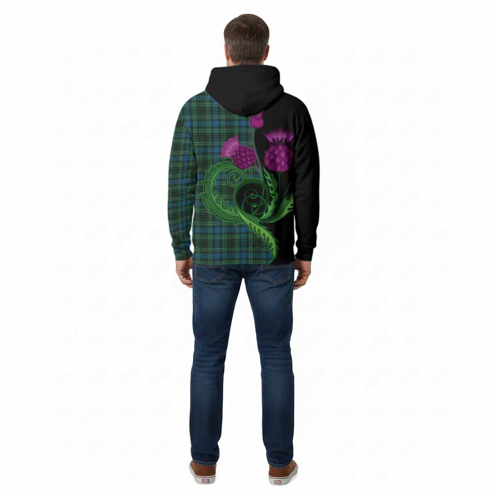 O'Connor Tartan Cotton Hoodie Traditional Scottish Thistle