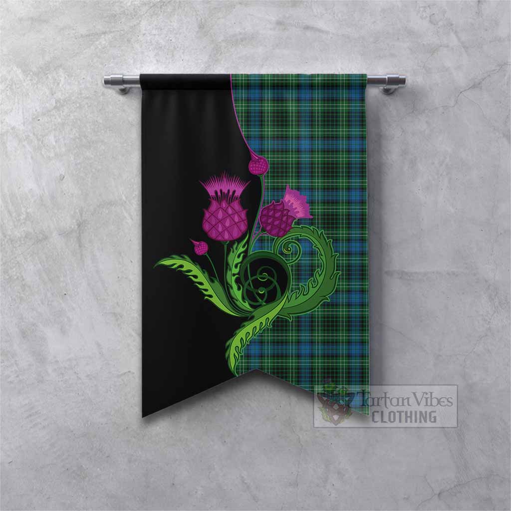 O'Connor Tartan Gonfalon Traditional Scottish Thistle Fishtail - Tartan Vibes Clothing