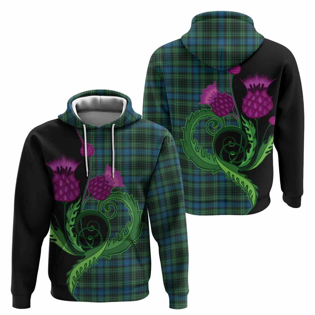 O'Connor Tartan Hoodie Traditional Scottish Thistle