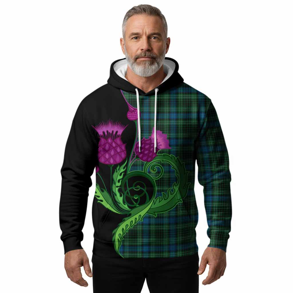 O'Connor Tartan Hoodie Traditional Scottish Thistle