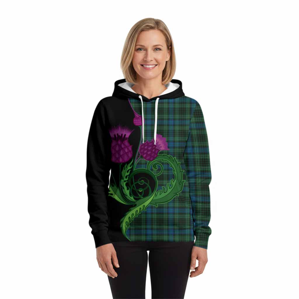 O'Connor Tartan Hoodie Traditional Scottish Thistle