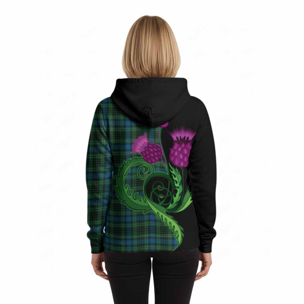 O'Connor Tartan Hoodie Traditional Scottish Thistle