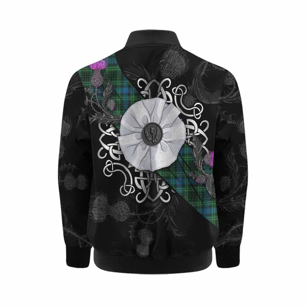 O'Connor Tartan Kid Bomber Jacket Jacobite White Rose Kid - Tartan Vibes Clothing