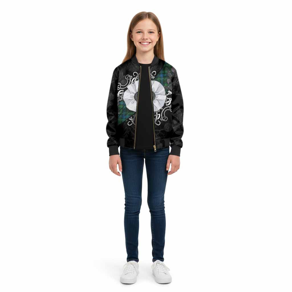 O'Connor Tartan Kid Bomber Jacket Jacobite White Rose - Tartan Vibes Clothing