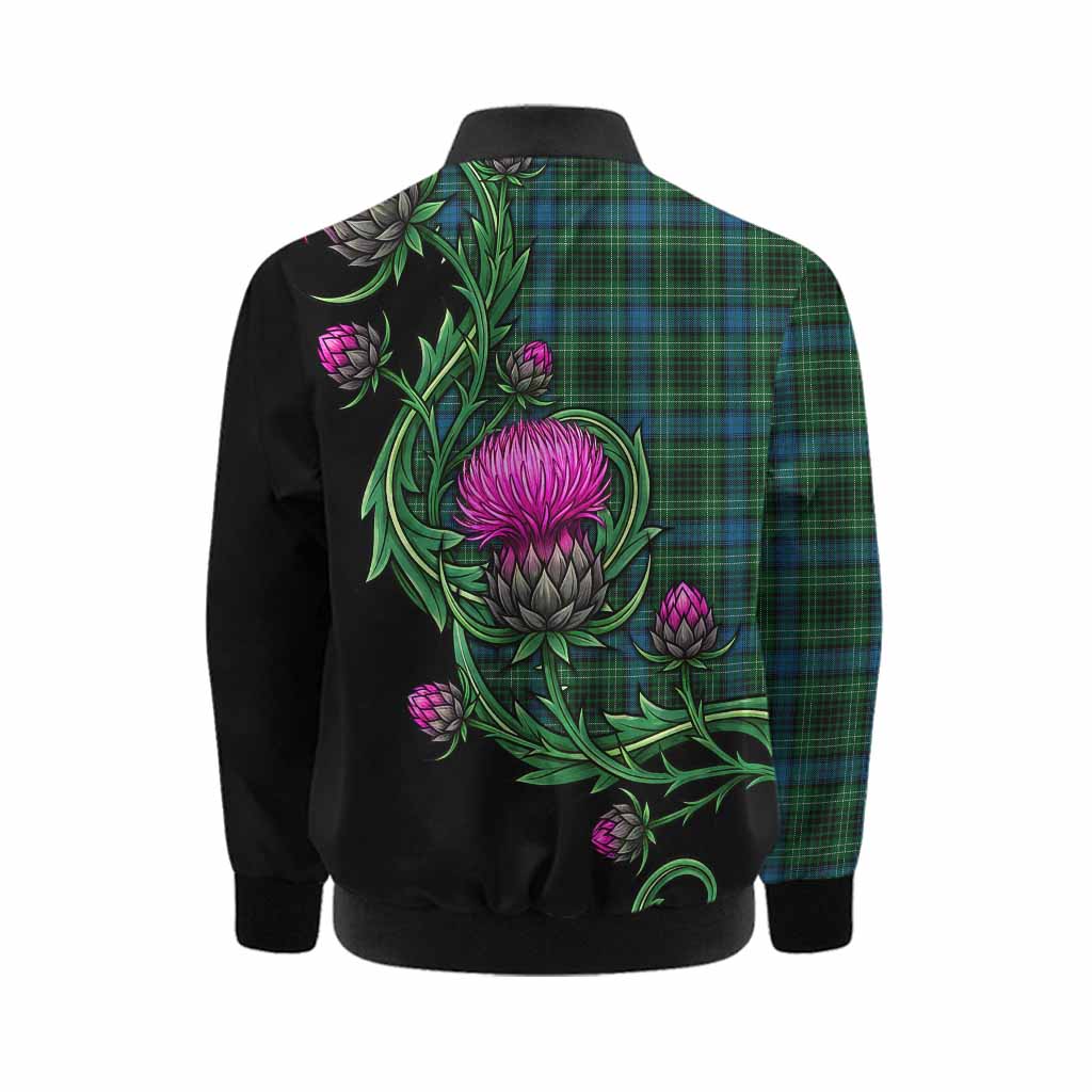 O'Connor Tartan Kid Bomber Jacket Resilient Scottish Thistle Kid - Tartan Vibes Clothing