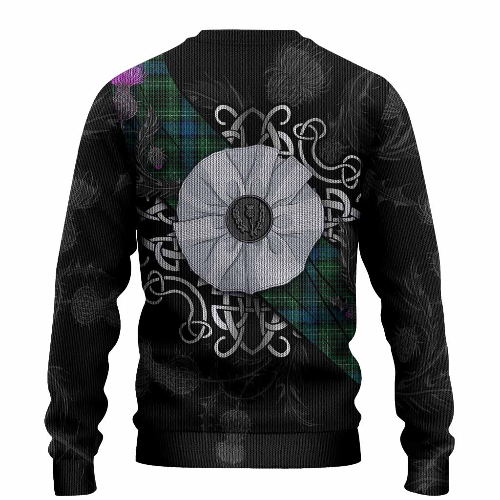 O'Connor Tartan Knitted Sweater Jacobite White Rose - Tartan Vibes Clothing