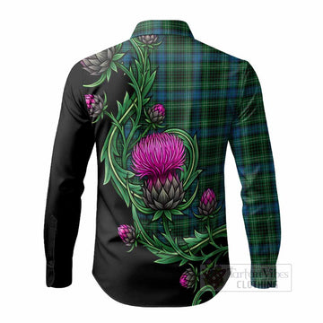 O'Connor Tartan Long Sleeve Button Shirts Resilient Scottish Thistle