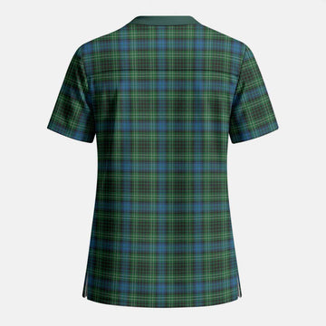 O'Connor Tartan Scrub Top - Tartan Vibes Clothing