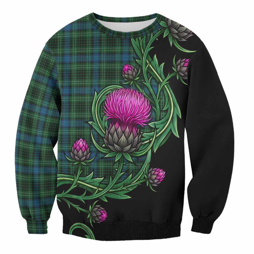 O'Connor Tartan Sweatshirt Resilient Scottish Thistle Unisex - Tartan Vibes Clothing
