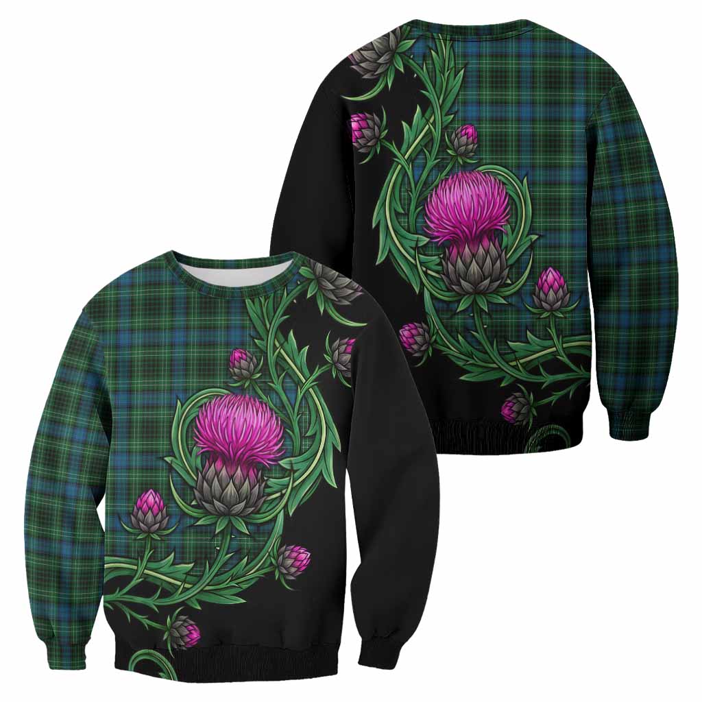 O'Connor Tartan Sweatshirt Resilient Scottish Thistle - Tartan Vibes Clothing