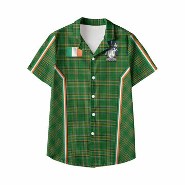 O'Dea Irish Clan Coat of Arm Tartan Kid Hawaiian Shirt Flag Style
