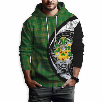Tartan Vibes Clothing Odell Irish Clan Hoodie Celtic Circle Style