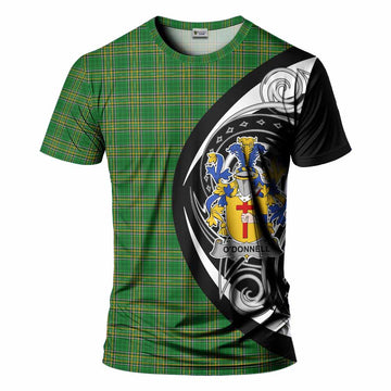 Tartan Vibes Clothing O'Donnell Irish Clan T-Shirt Celtic Circle Style